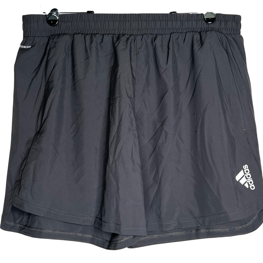 Adidas Mens D4M AEROREADY Training Shorts Grey 2XL 7 Inch Inseam IC7278 NWT